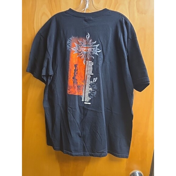 Rare Vintage ANVIL Godsmack IV 2006 Album Tour T Shirt 2000s Rock Band Black XL - Picture 3 of 9